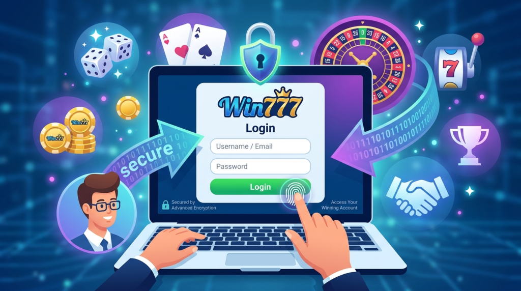Win777 ចូល: វេទិកាកាស៊ីណូអនឡាញ កីឡា និងរន្ធដោត