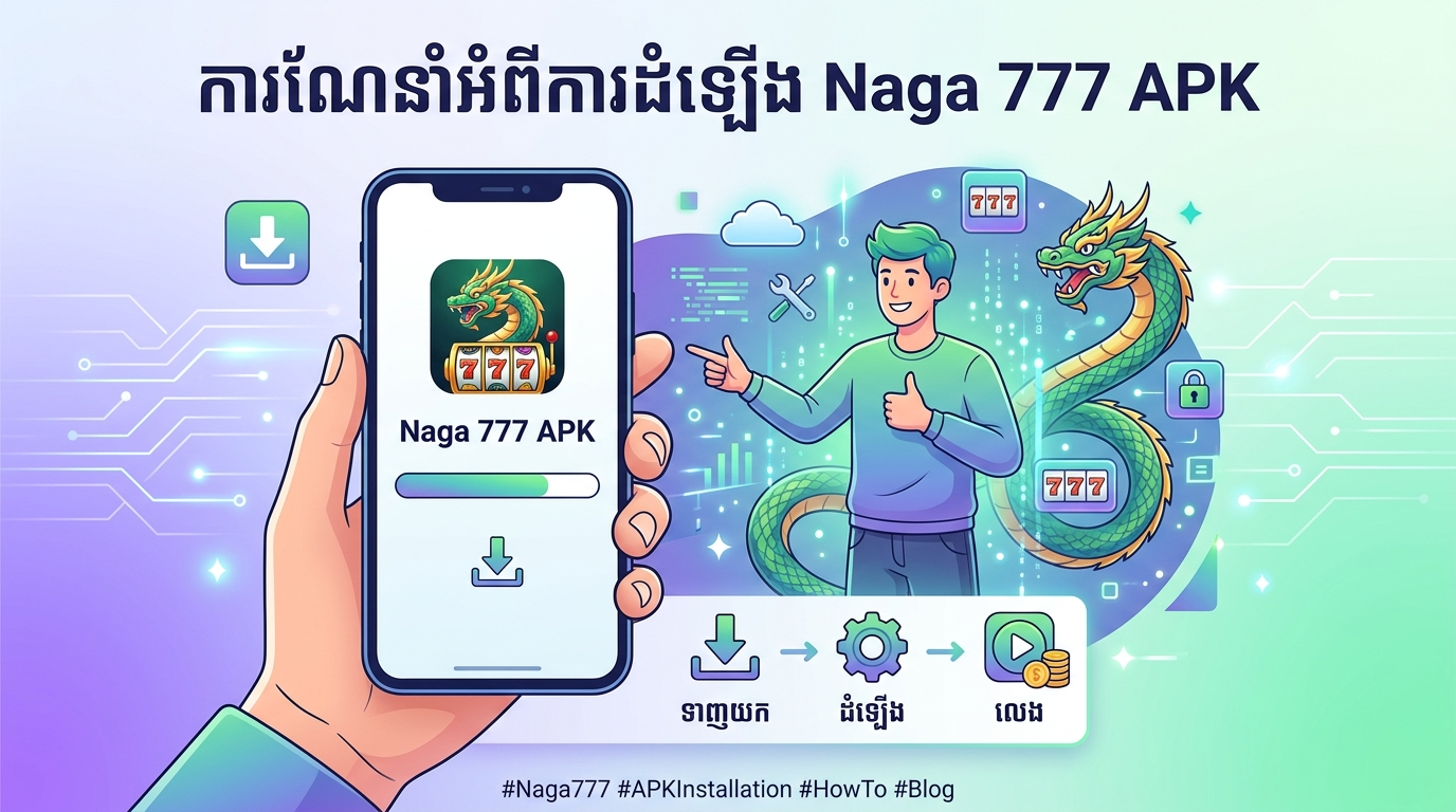 ការណែនាំអំពីការដំឡើង Naga 777 APK